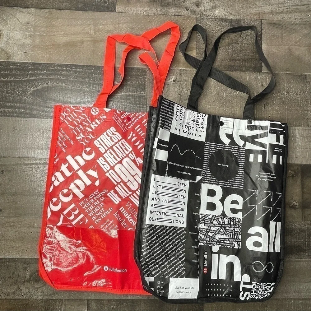Lululemon Reuse-able Large Shopping Tote Bundle
